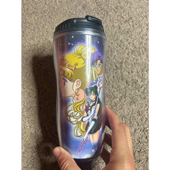 Sailor Moon Tumbler Sailor Scouts Sippy Drink Cup Travel Mug - Picture 1 of 7